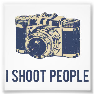 Ich schieße Leute Fotografie Kamera
