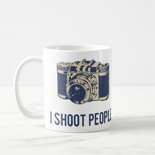 Ich schieße Leute-Fotografie-Kamera Kaffeetasse (Links)