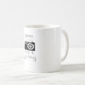 "Ich schieße Leute für eine lebende" Tasse! Kaffeetasse (VorderseiteRechts)