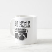 Ich schieße Leute Kaffeetasse (Vorderseite Links)