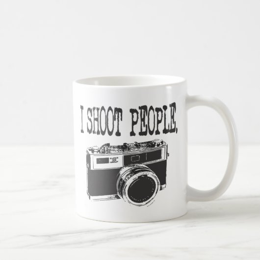 Ich schieße Leute Kaffeetasse (Rechts)