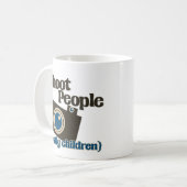Ich schieße Leute Kaffeetasse (Vorderseite Links)