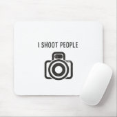 Ich schieße Leute - Kamera Mousepad (Mit Mouse)