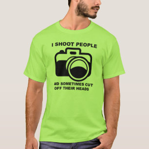 Ich schieße Leute-lustige Fotograf-Fotografie Shir T-Shirt