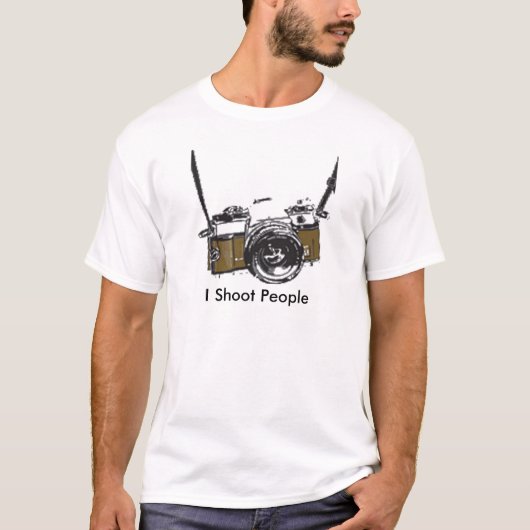 Ich schieße Leute T-Shirt (Vorderseite)