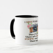 Ich schieße Menschen/Fotografie Tasse (Vorderseite Links)