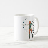 Ich schieße wie ein Mädchen Kaffeetasse (VorderseiteRechts)