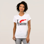 Ich schieße Zombies T-Shirt (Vorne ganz)