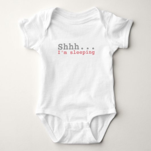 Ich schlafe. | Funny Baby Strampler (Vorderseite)