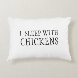 Ich schlafe mit Hühnerpilz Dekokissen