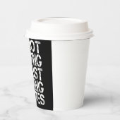 Ich schlafe nicht, ich halte nur die Augen meines Pappbecher (Links)