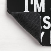 Ich schlafe nicht, ich ruhe nur meinen Vater Jok Mousepad (Ecke)