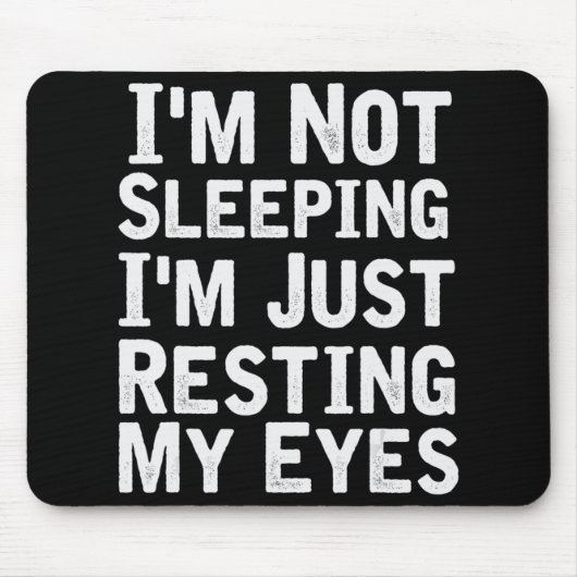 Ich schlafe nicht, ich ruhe nur meinen Vater Jok Mousepad (Vorne)