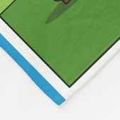Ich schlafe nie Comic Fleecedecke (Ecke)