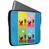 Ich schlafe nie Comic Laptopschutzhülle (Vorne Rechts)