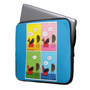 Ich schlafe nie Comic Laptopschutzhülle