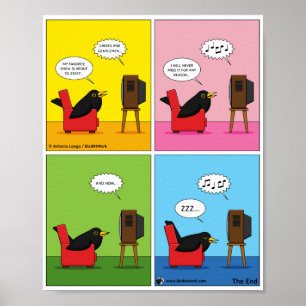 Ich schlafe nie Comic Poster