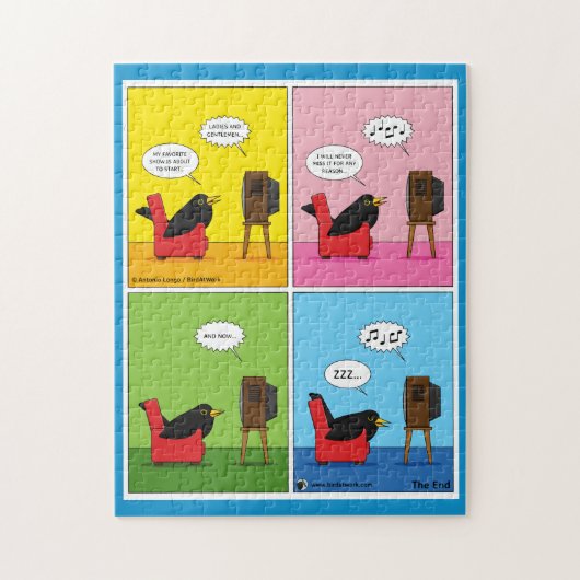 Ich schlafe nie Comic Puzzle (Vertikal)