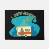 Ich schlafe um Camper Van Camping Explorer Natur Fußmatte (Vorderseite)