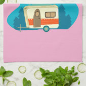 Ich schlafe um Camper Van Camping Explorer Natur Geschirrtuch (Gefaltet)