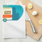 Ich schlafe um Camper Van Camping Explorer Natur Geschirrtuch (Viertel Falte)