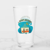 Ich schlafe um Camper Van Camping Explorer Natur Glas (Rückseite)