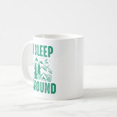 Ich schlafe umher kaffeetasse (Vorderseite Links)