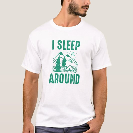 Ich schlafe umher T-Shirt (Vorderseite)