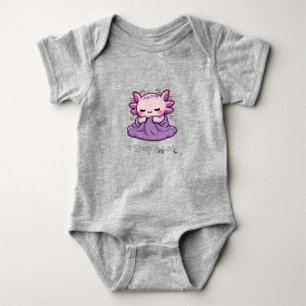 Ich schlafe viel - Axolotl Baby Strampler