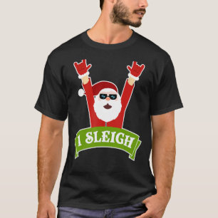 ICH SCHLAG, ROCK'N'ROLL FUNNY CHRISTMAS XMAS GIFT T-Shirt
