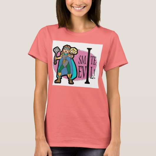 Ich schlage Böse! T-Shirt (Vorderseite)