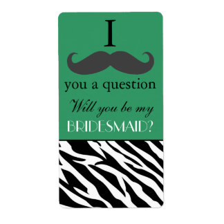 Ich schlage dich zu meiner Bridesmaid-Weinflasche