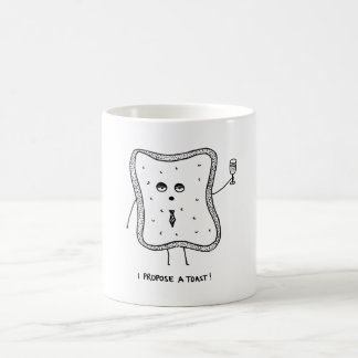 Ich schlage einen Toast vor Kaffeetasse