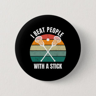 Ich schlage Leute mit einem zitternden Lacrosse Pl Button