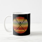 Ich schlage Leute mit Spaß Lacrosse Player Kaffeetasse (Links)