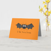 Ich schlage Sie werde erschrocken - Karte (Gelbe Blume)