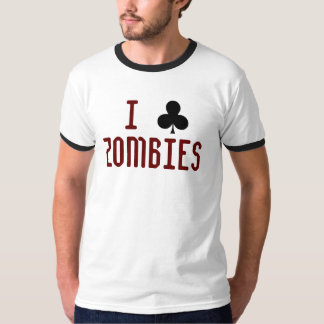 Ich schlage Zombies v1.1 mit einer Keule T-Shirt