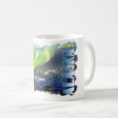 Ich schlief in einem Yurt Kaffeetasse (VorderseiteRechts)