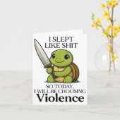 Ich schlief so heute wird die Wahl der Gewalt Tu Karte (Gelbe Blume)