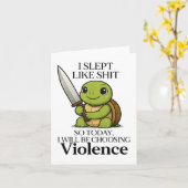 Ich schlief so heute wird die Wahl der Gewalt Tu Karte (Gelbe Blume)