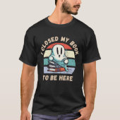 Ich schloss mein Buch, um hier zu sein Funny Ghost T-Shirt (Vorderseite)