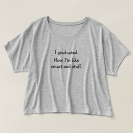 Ich schloss meinen Abschluss als Uni-Abschluss der Tri-Blend Shirt