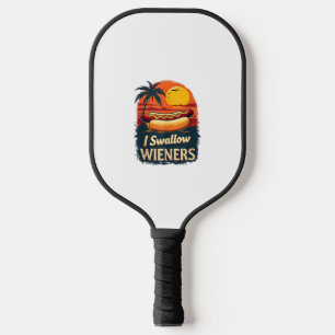 Ich schlucken Saucy Dackeln Funny Adult Joke Hot D Pickleball Schläger