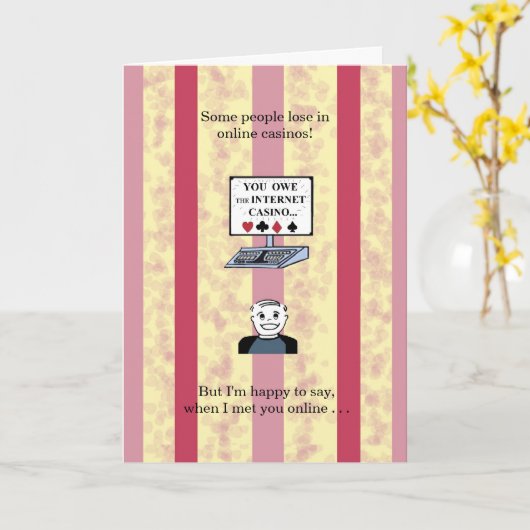 Ich schlug den Jackpot, als ich Sie traf - Karte (Gelbe Blume)