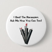 Ich schlug den Rezessions-Avon-Knopf Button (Vorderseite)