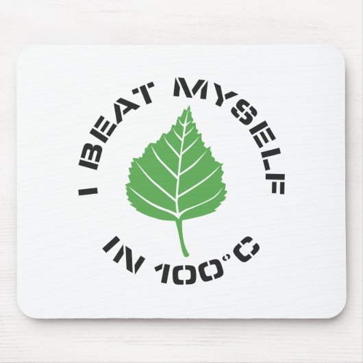 Ich schlug mich Mousepad (Vorne)