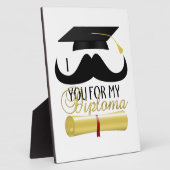 Ich schlüpfe dich für mein Diplom mit Abitur Fotoplatte (Seite)