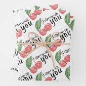 Ich schmeichle dir, Papierblätter zu packen Geschenkpapier Set (Beispiel)