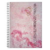 Ich schmeiss alles hin und werd` Prinzessin Notizblock (Vorderseite)