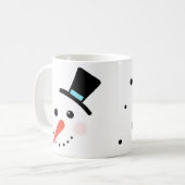 Ich schmelze für dich | Frosty Jolly Snow Man Chri Kaffeetasse (Vorderseite Links)